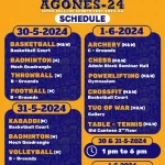 Agones-24 Schedule