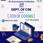 Dept. of CSE Presents JOY OF CODING